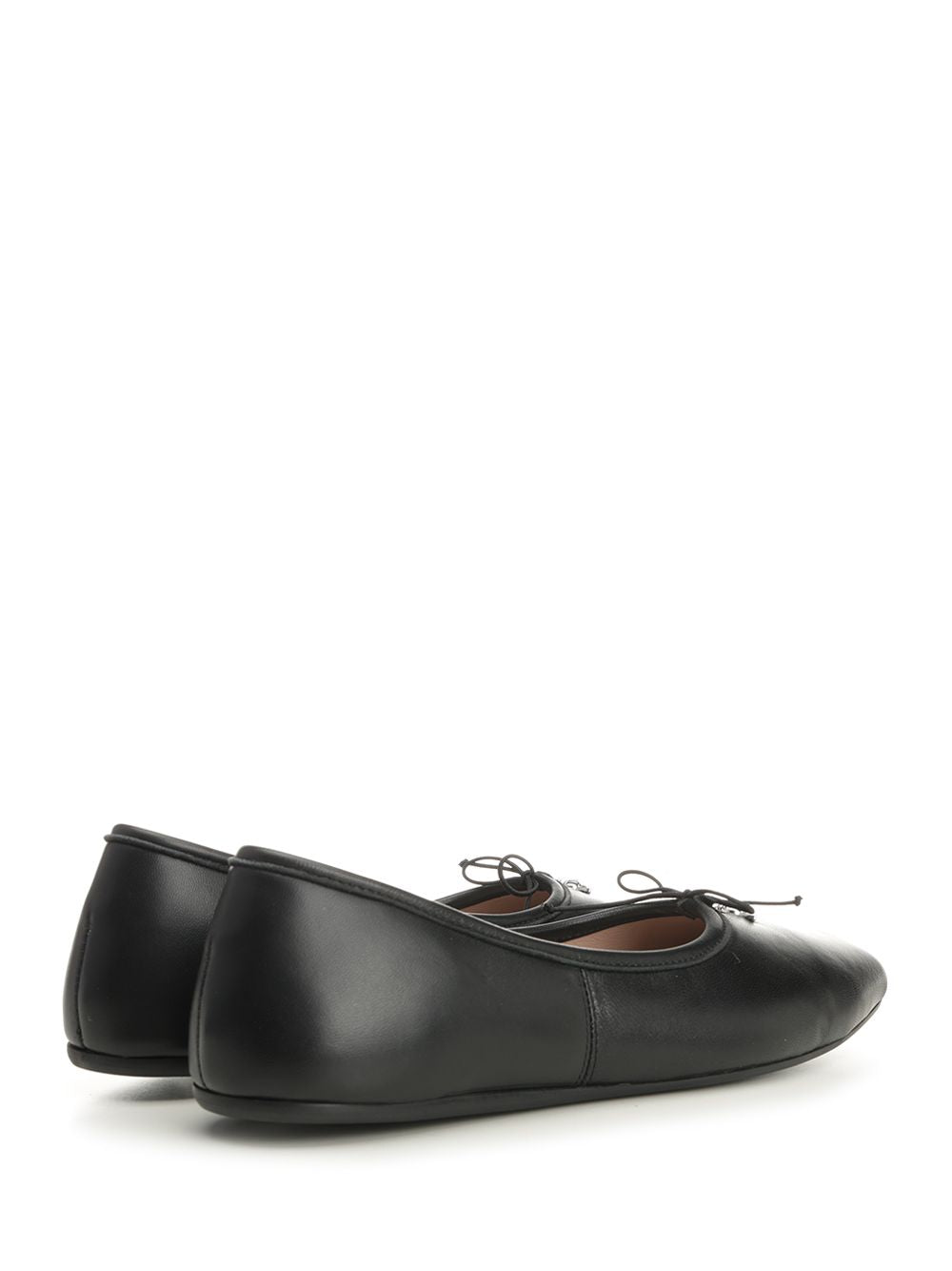 Rudolph Ballerina Black Lamb Scarpe Basse