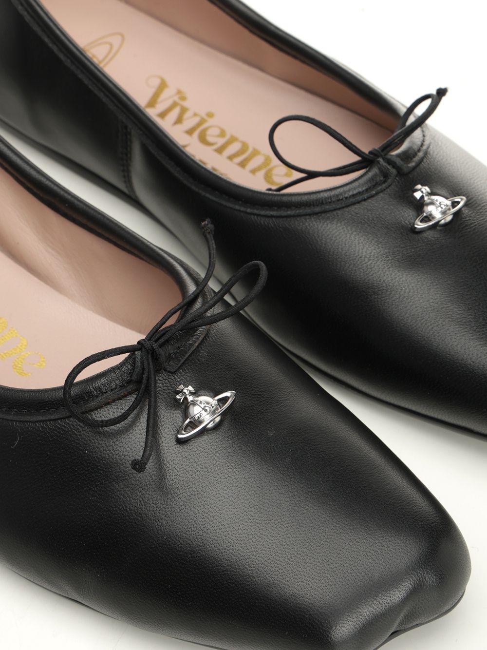 Rudolph Ballerina Black Lamb Scarpe Basse