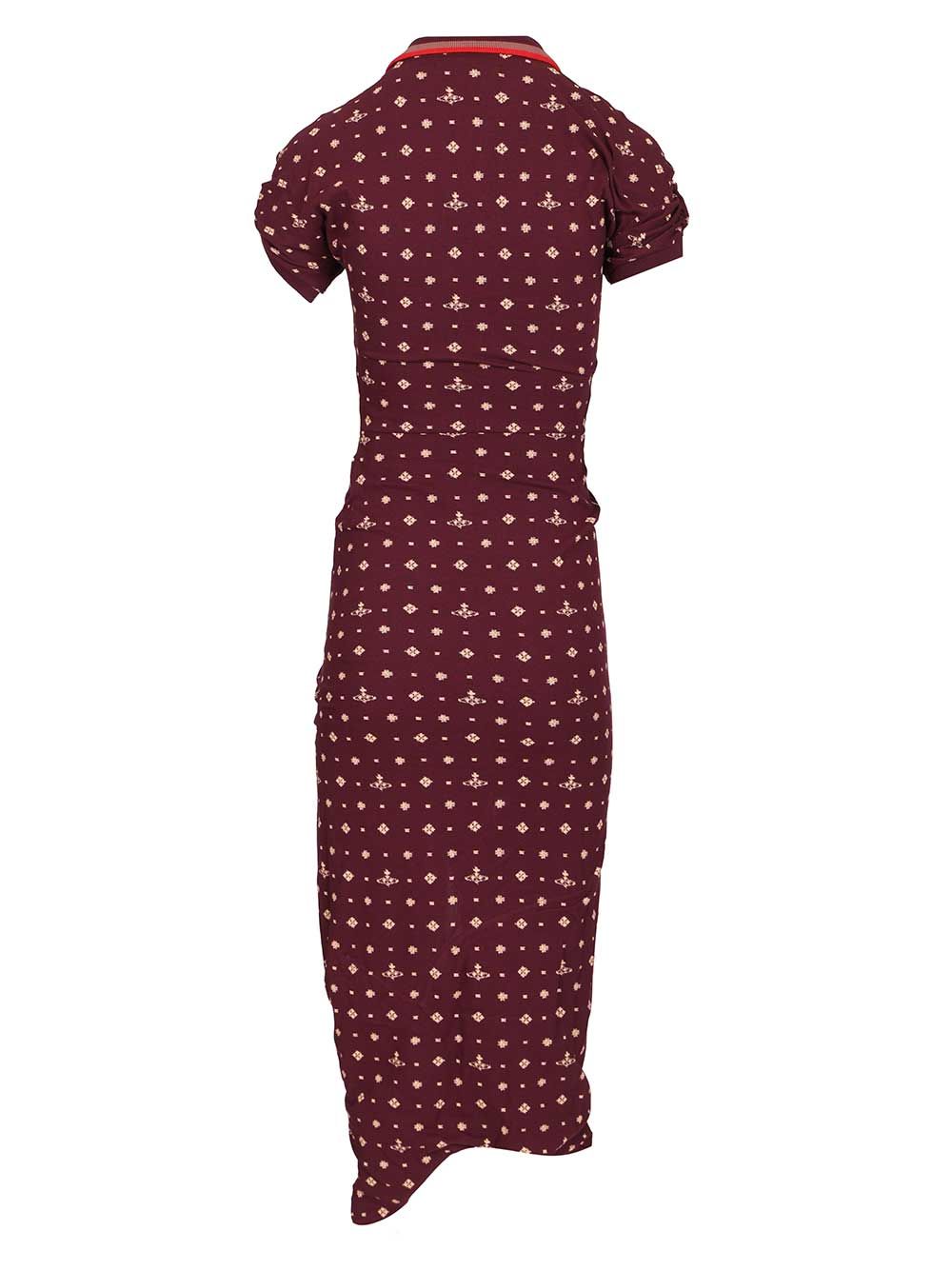 Pulling Dress Bordeaux Cotton