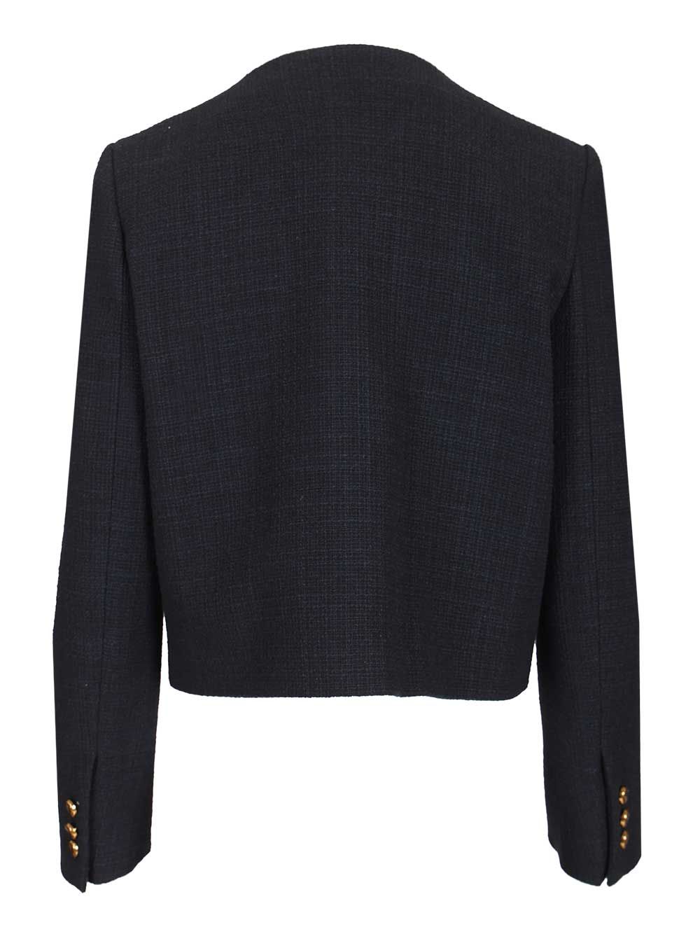 Bolero Missy Shamo Blue Cotton Polyester Other Fibers Jacket