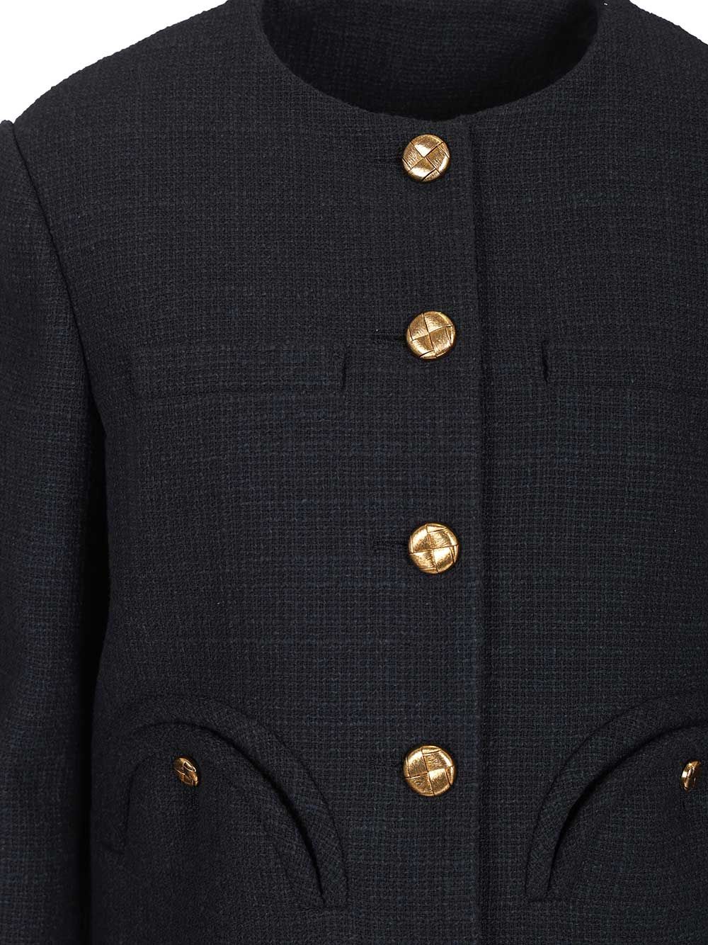 Bolero Missy Shamo Blue Cotton Polyester Other Fibers Jacket