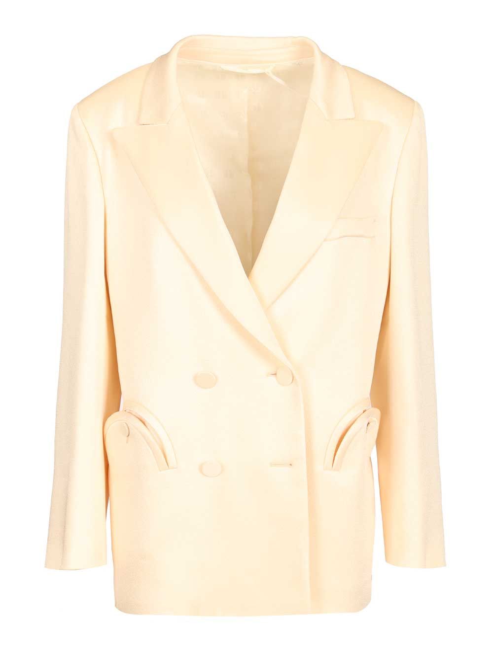 Novalis Evening Blazer White Jacket