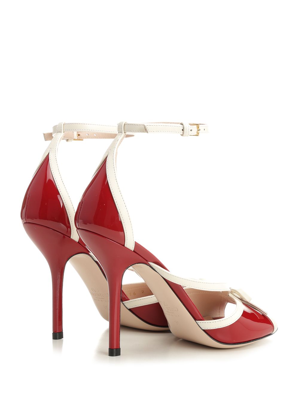 Bepointy Patent Leather Sandal Red