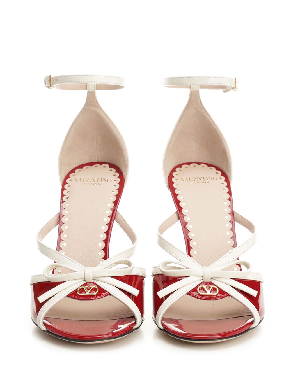 Bepointy Patent Leather Sandal Red