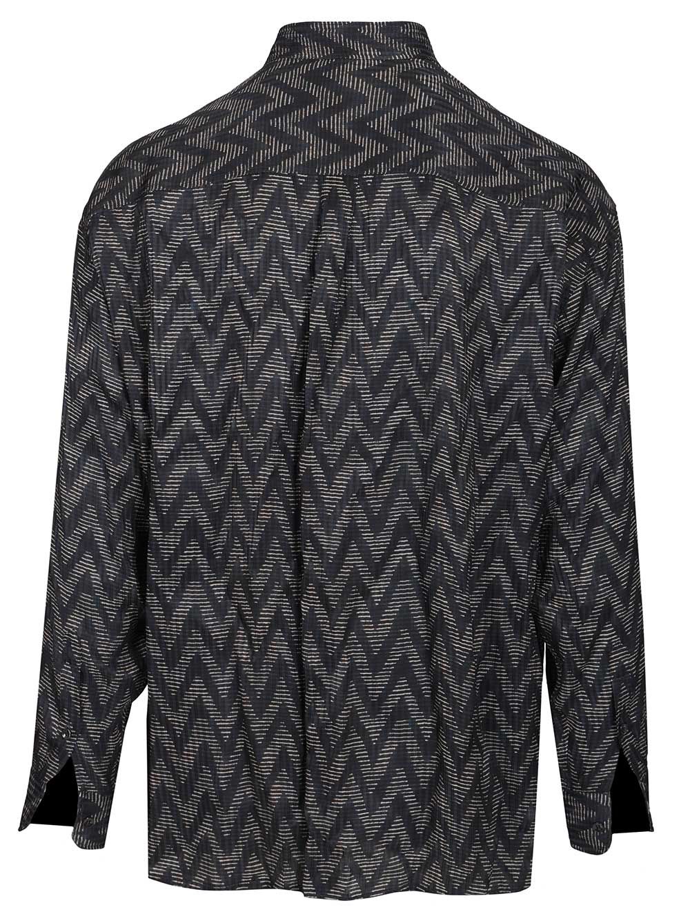 Seraph shirt Blue Silk