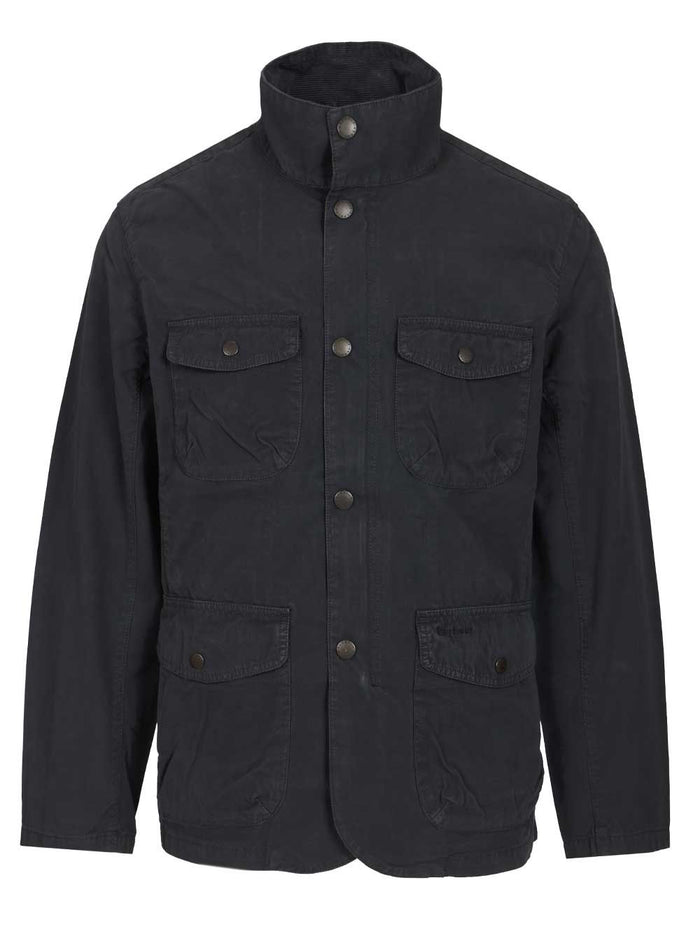 Ogston Jacket Blue Cotton