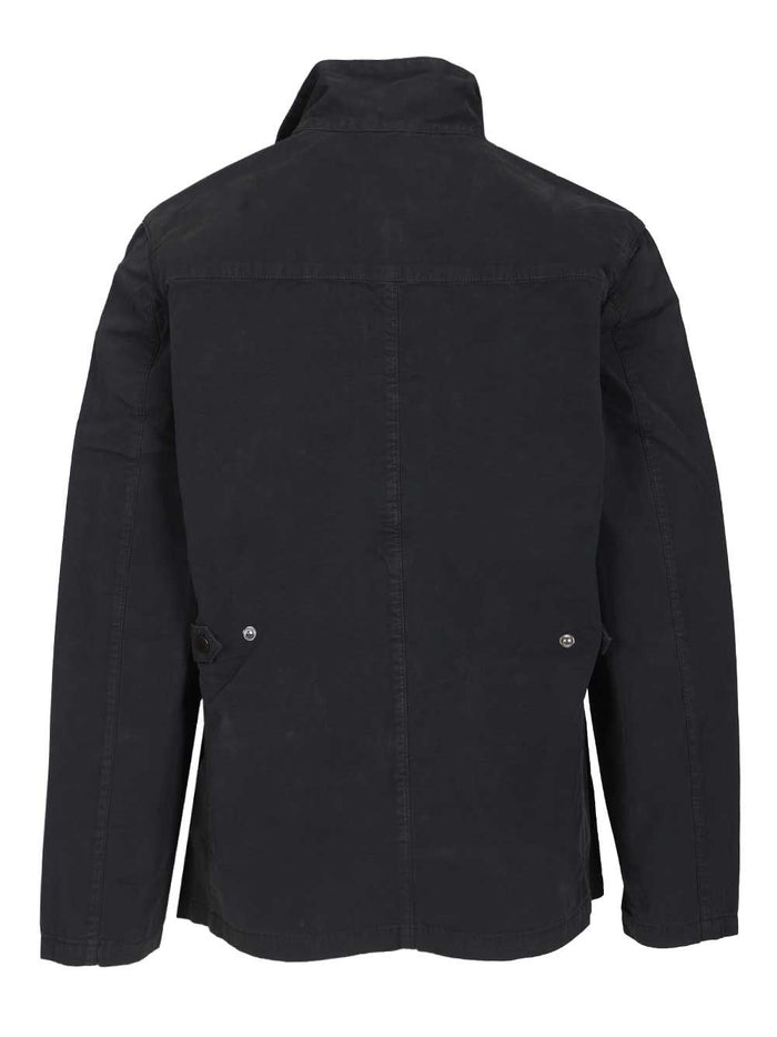 Ogston Jacket Blue Cotton
