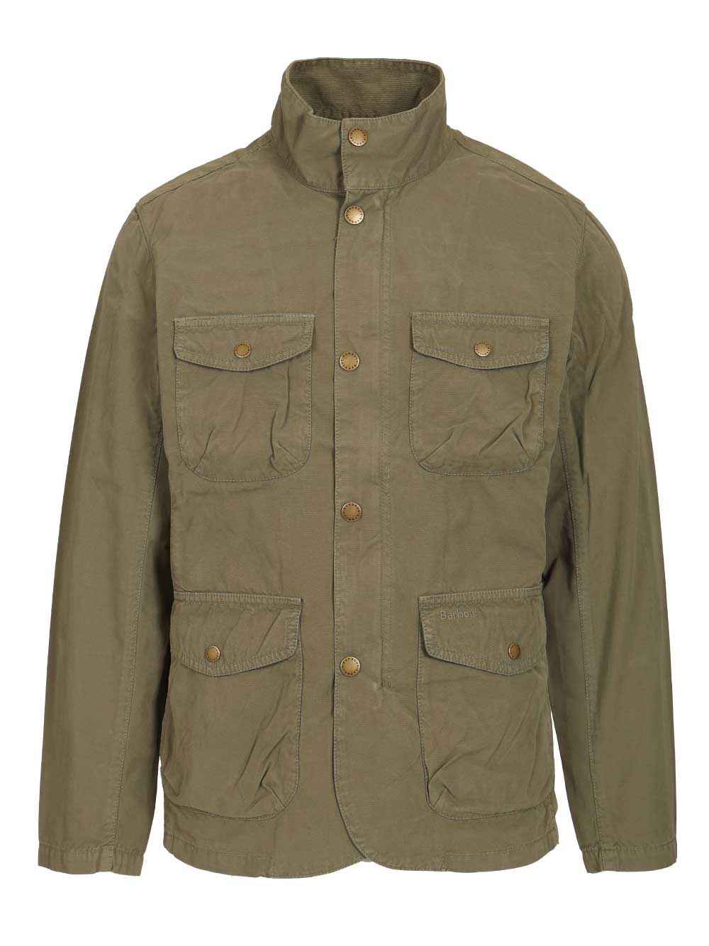 Ogston Jacket Green Cotton