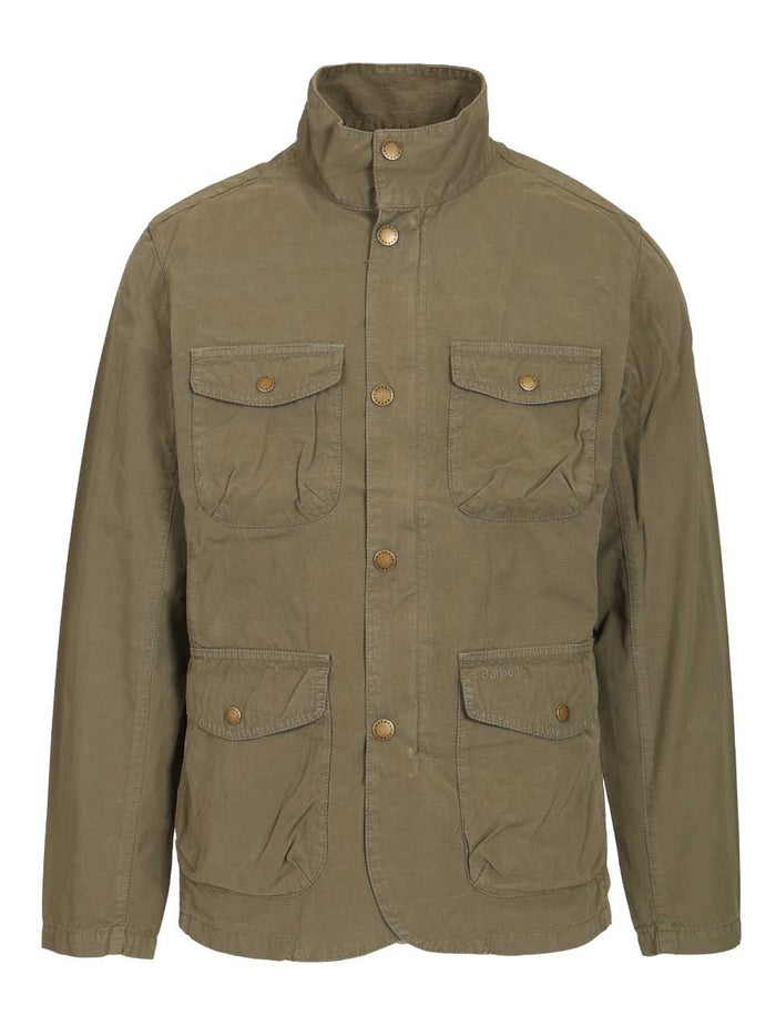 Ogston Jacket Green Cotton