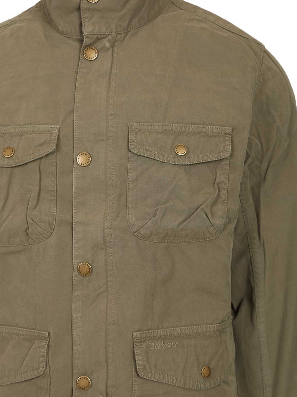 Ogston Jacket Green Cotton