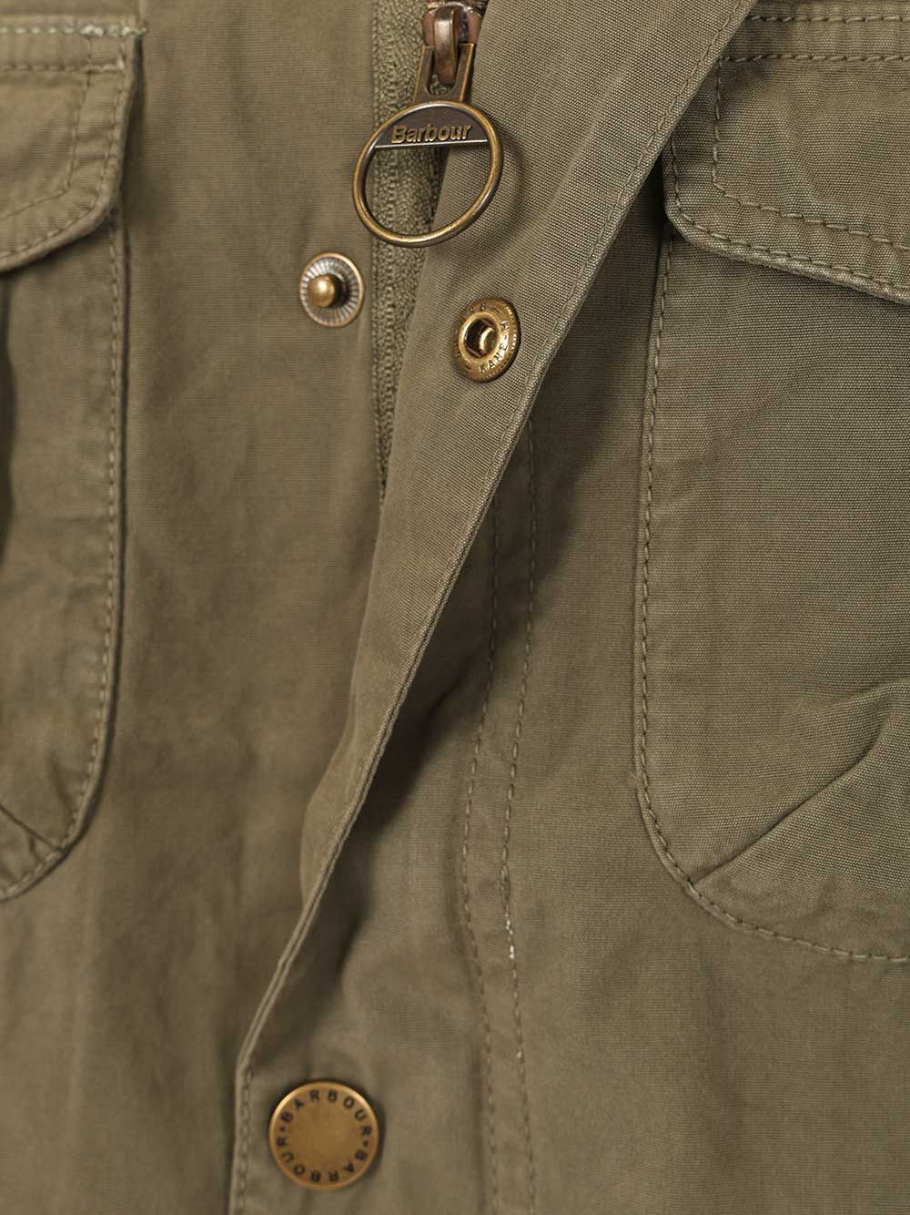 Ogston Jacket Green Cotton