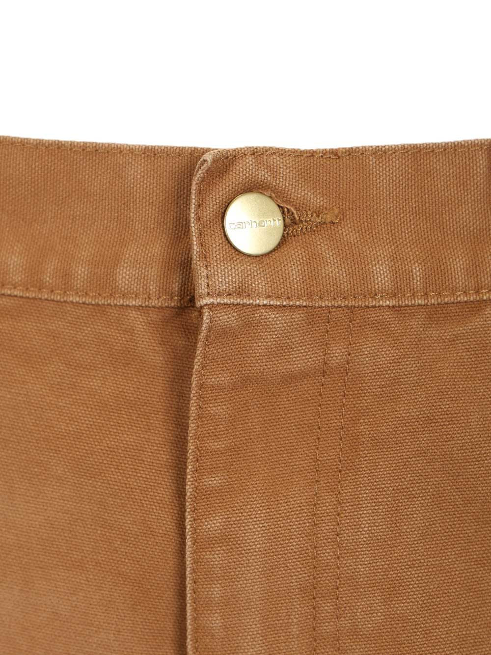 Single Knee Pant Organic Cotton Brown Trousers