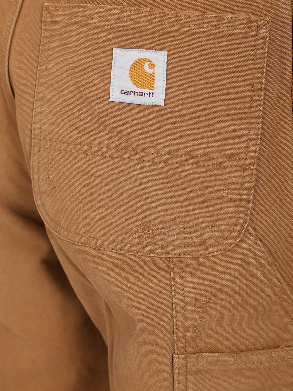 Single Knee Pant Organic Cotton Brown Trousers