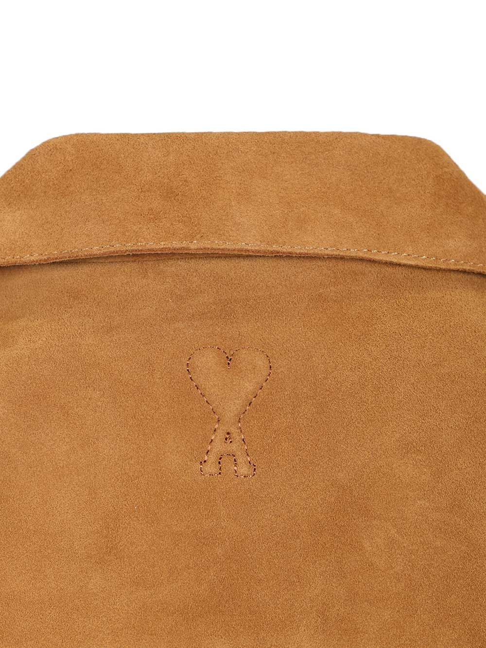 Suede overshirt Beige Jacket