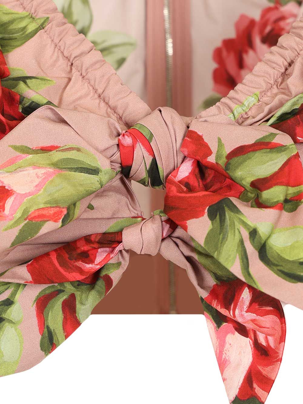 Rose bouquet print top Cotton Tops