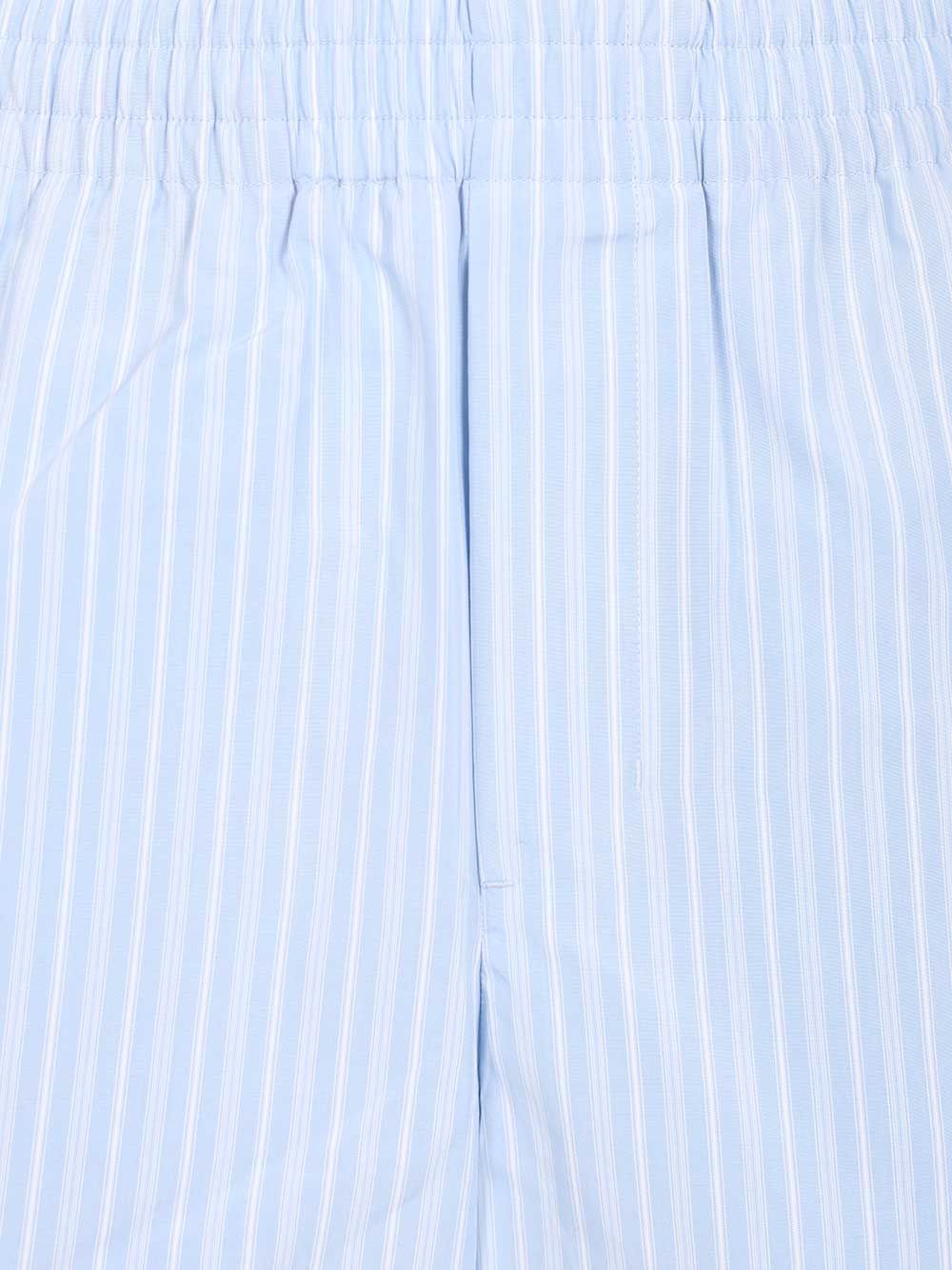 Striped shorts Light Blue Coton Trousers