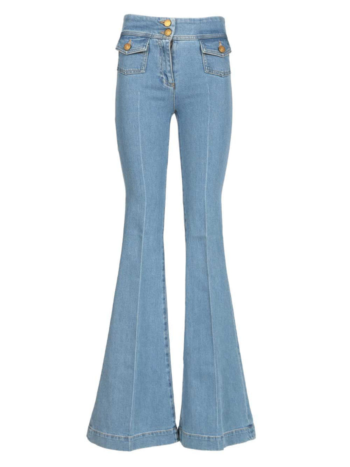 Emi trousers Light Blue Cotton Elastane Jean