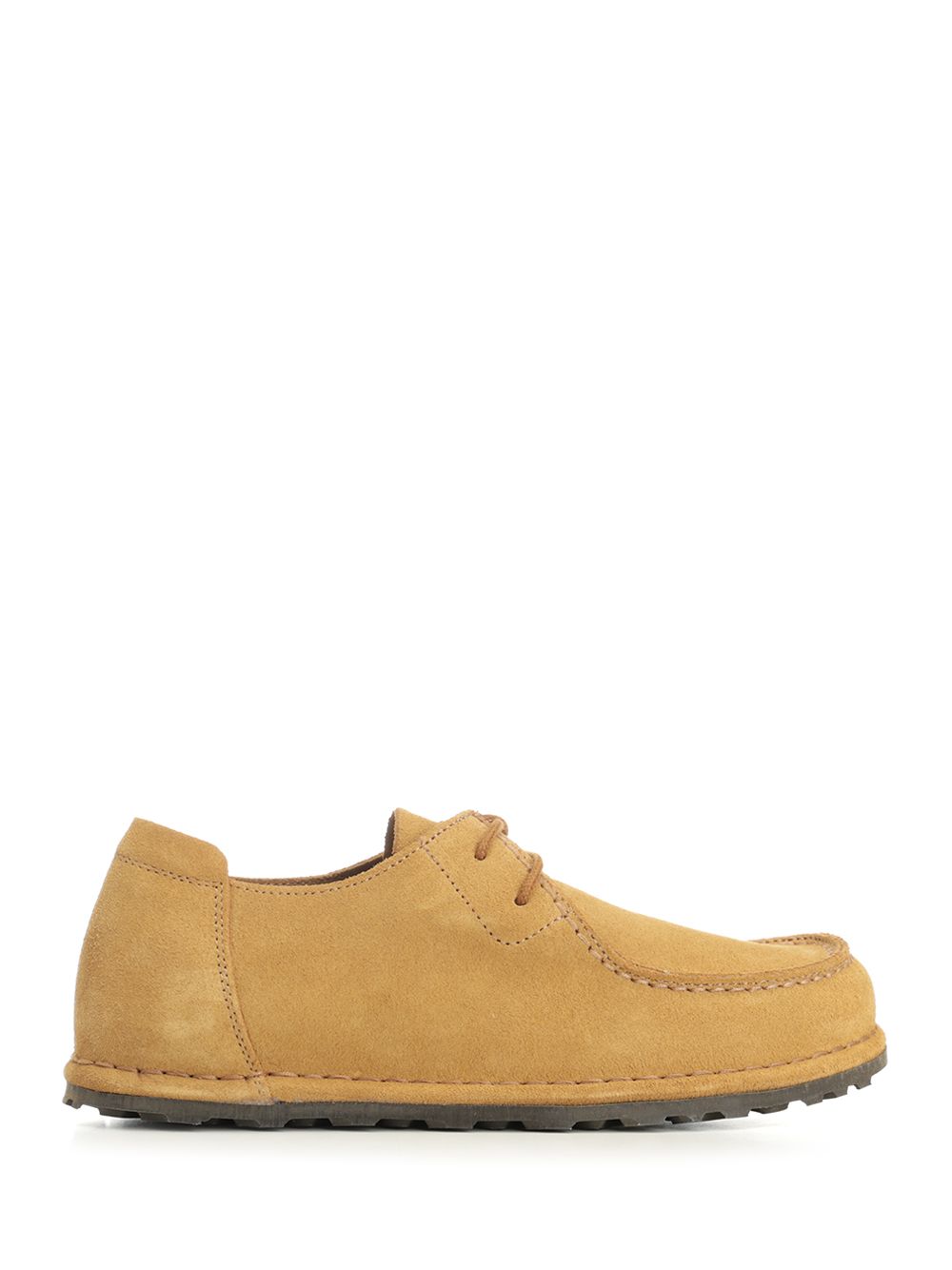 Utti lace suede shoe Beige Calf Leather Lace-up