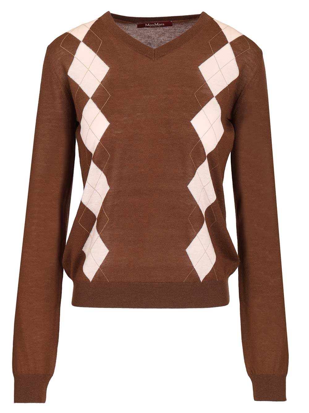 Wool And Silk Sweater Knitted