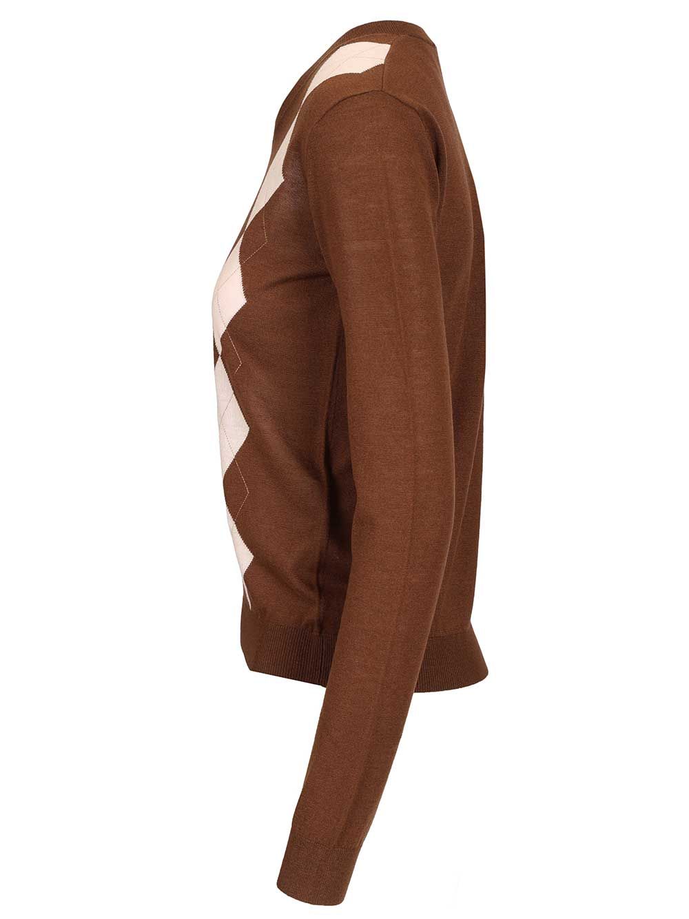 Wool And Silk Sweater Knitted