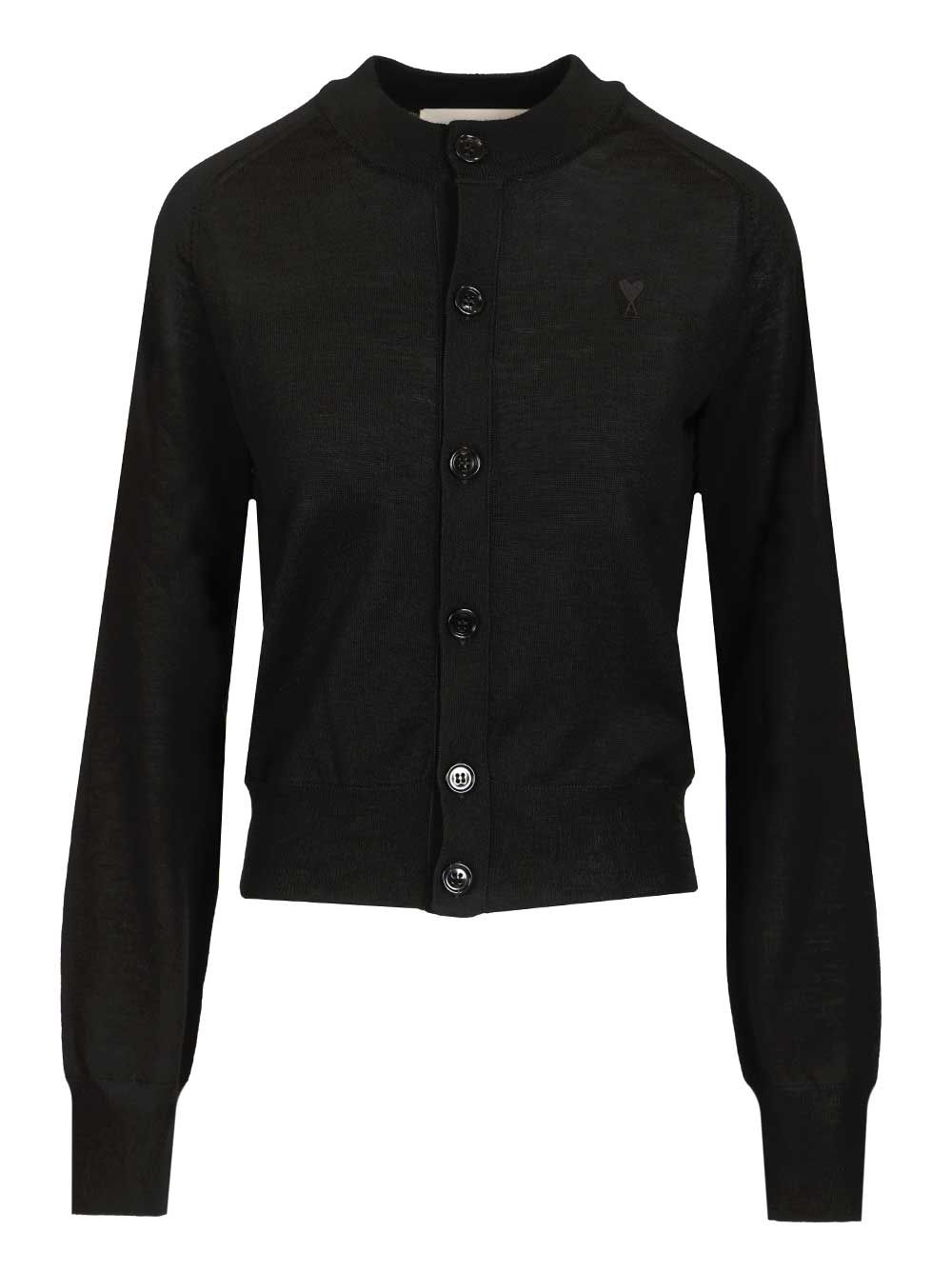 Ami de Cœur cardigan Black Wool Knitwear