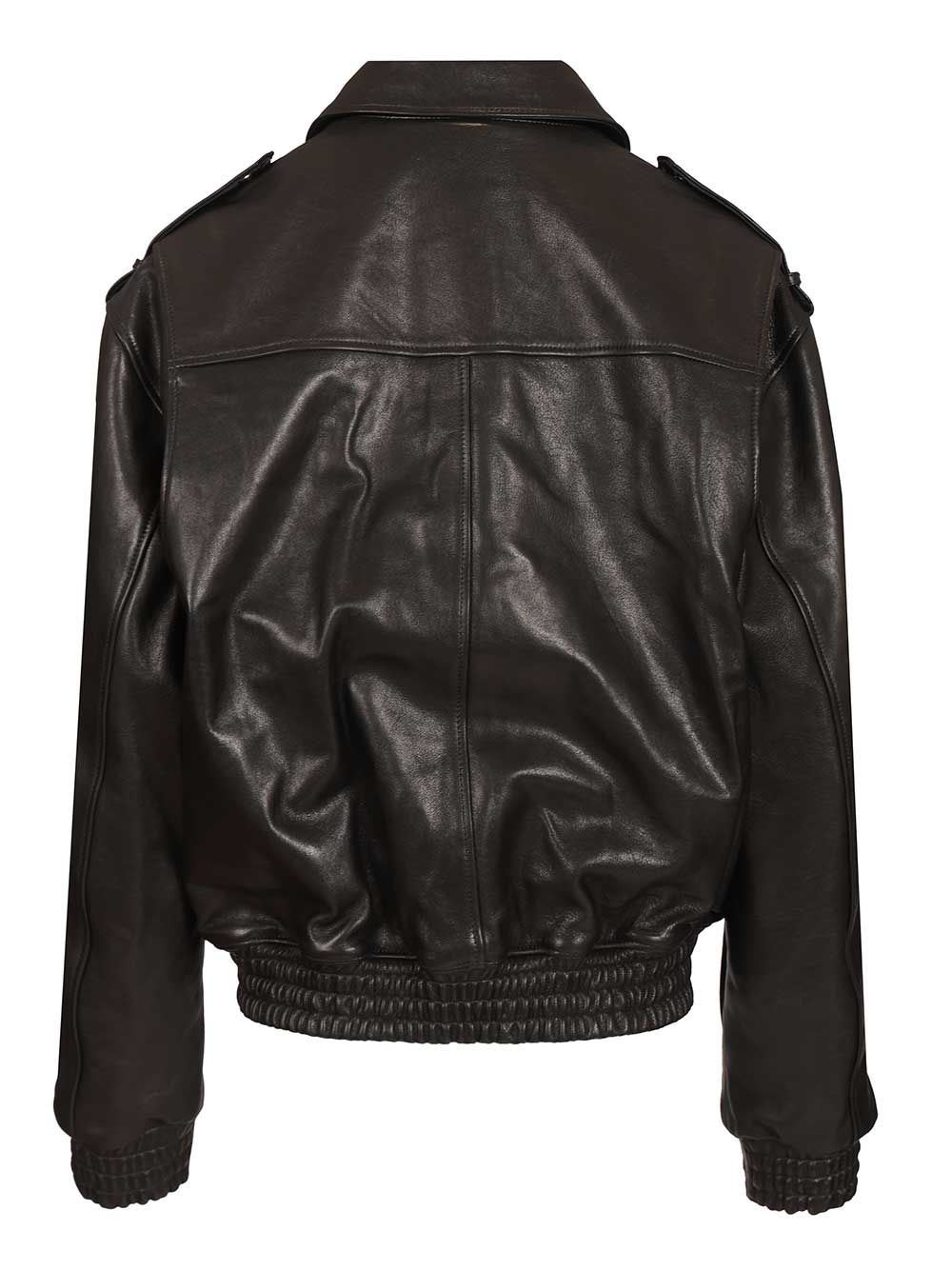 Astral Leather Jacket Black Lamb