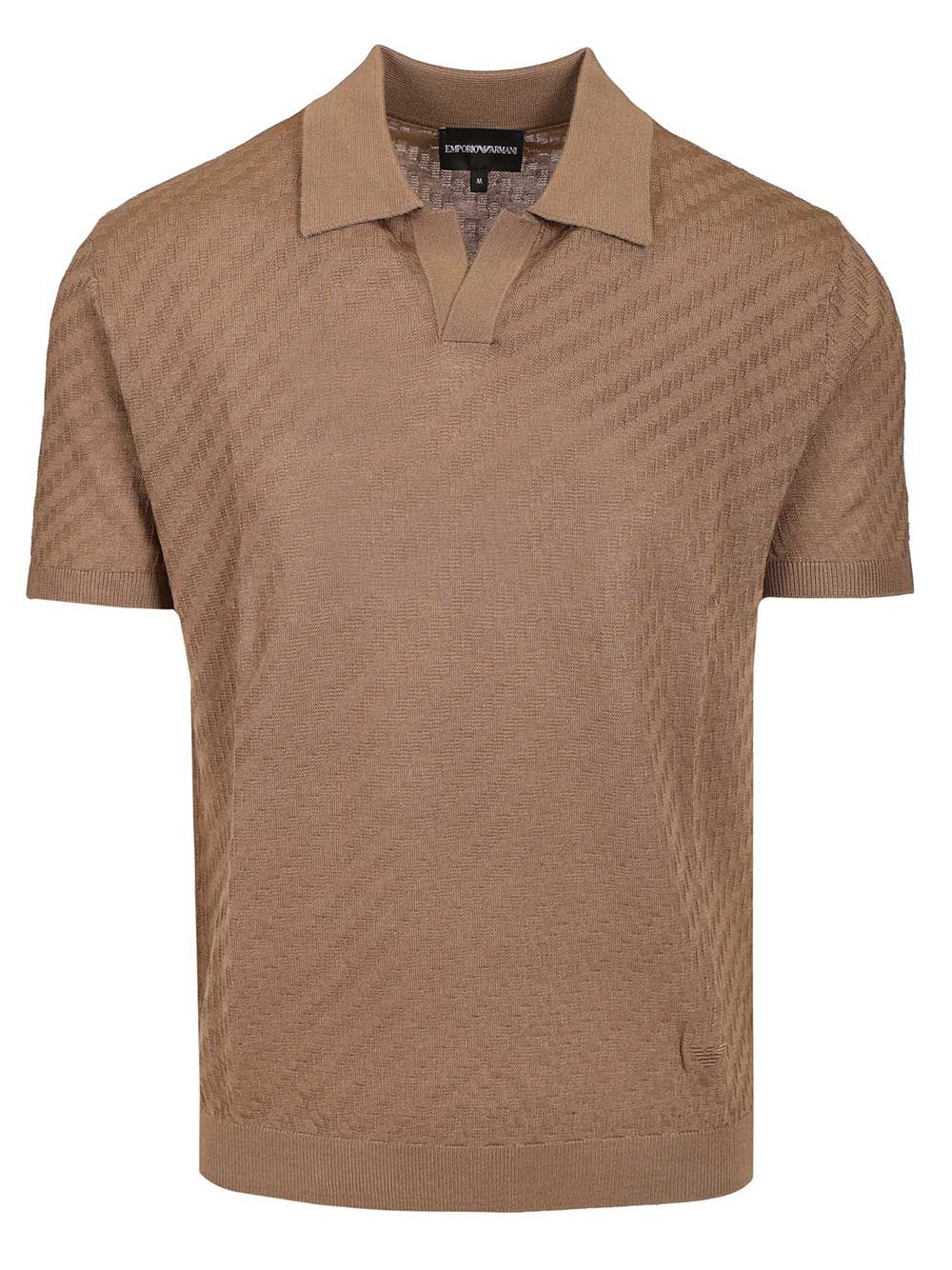 Polo neck sweater Brown Acrylic Lyocell Wool Shirt