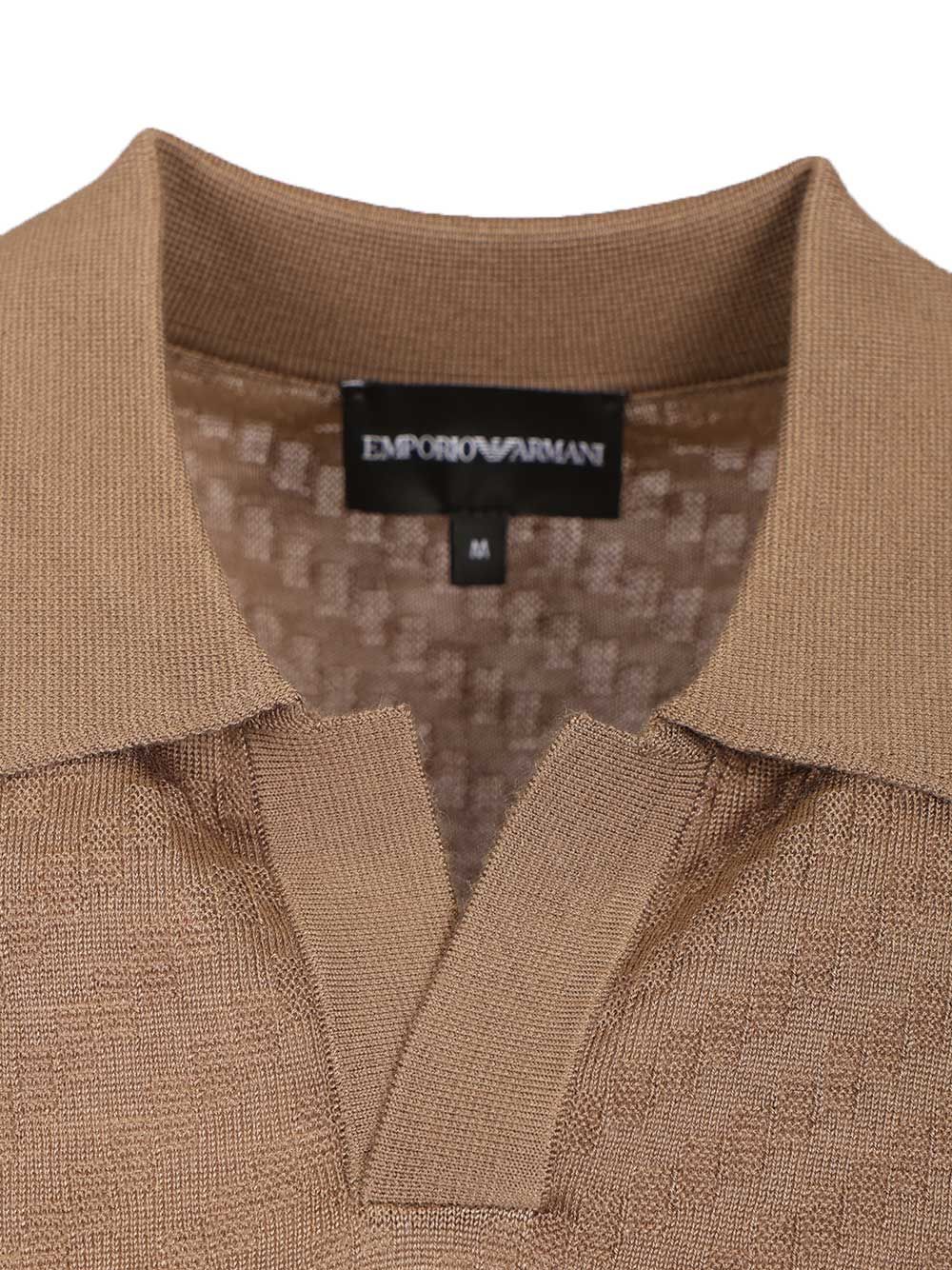 Polo neck sweater Brown Acrylic Lyocell Wool Shirt