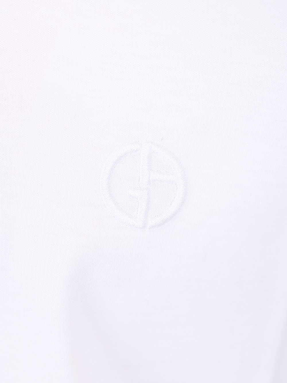 Cotton interlock polo shirt White