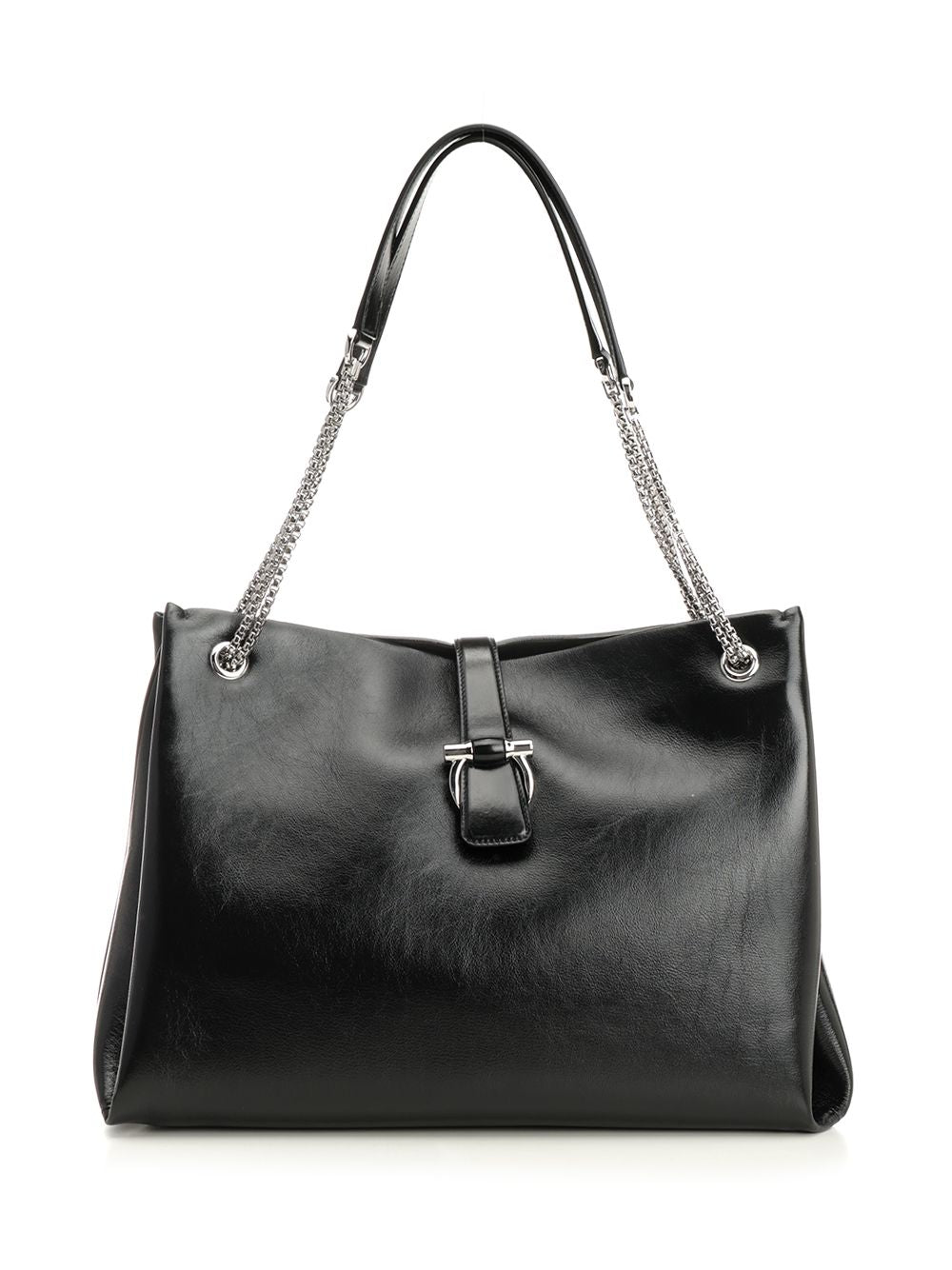 Ferragamo Tote Bag Black Shoulder
