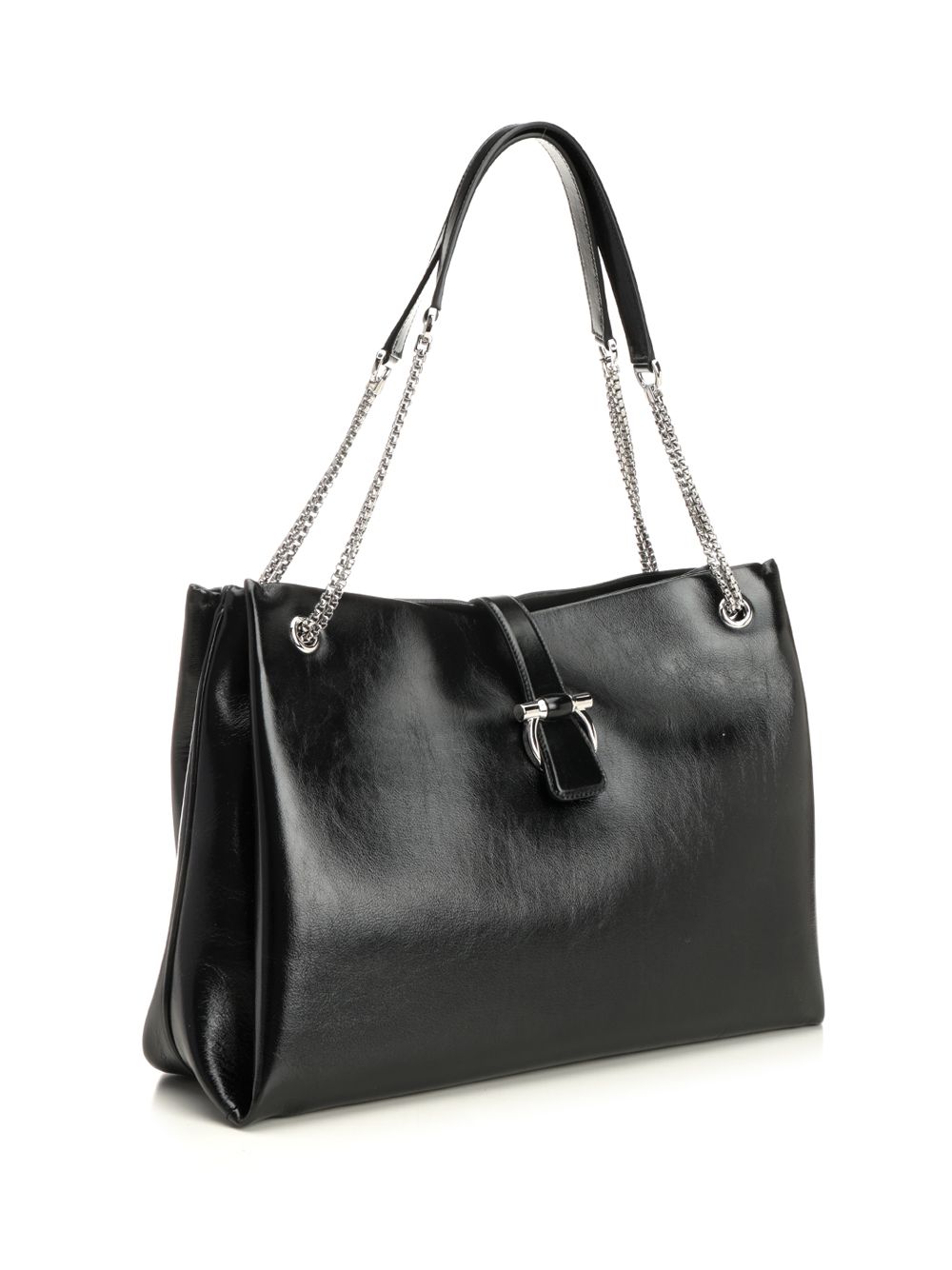 Ferragamo Tote Bag Black Shoulder
