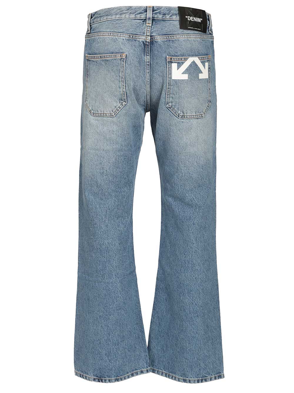 Half Arrow Jeans Light Blue Cotton
