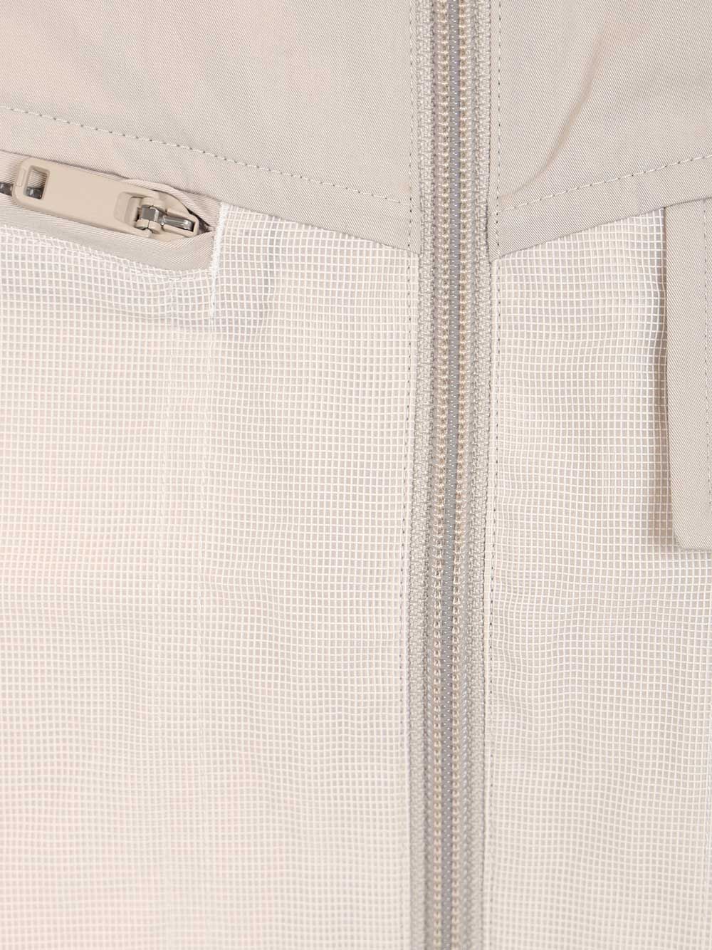 Jacket with hood Beige Cotton/polyamide