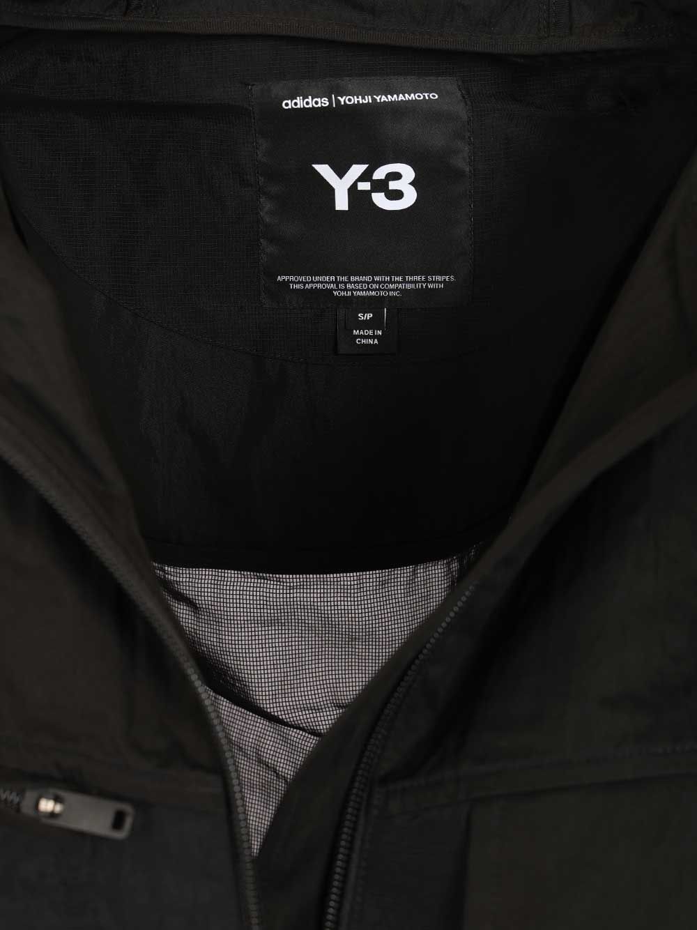 Jacket With Hood Black Cotton/polyamide