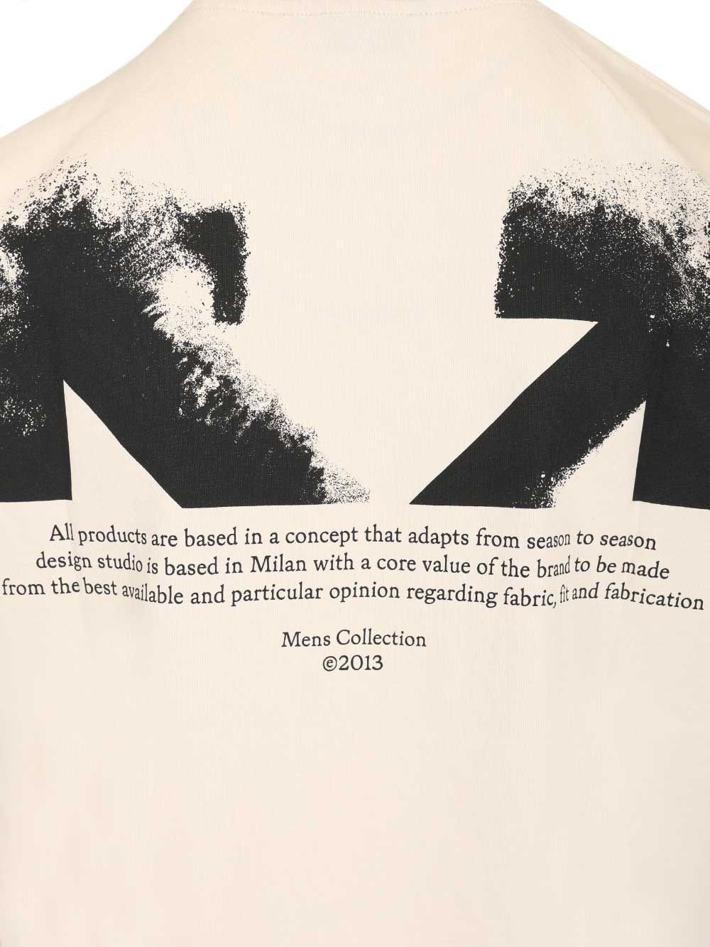 Half arrow T-shirt Beige Cotton
