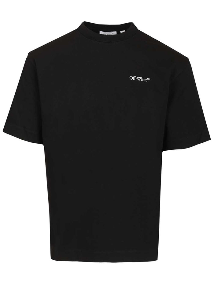 Half arrow T-shirt Black Cotton