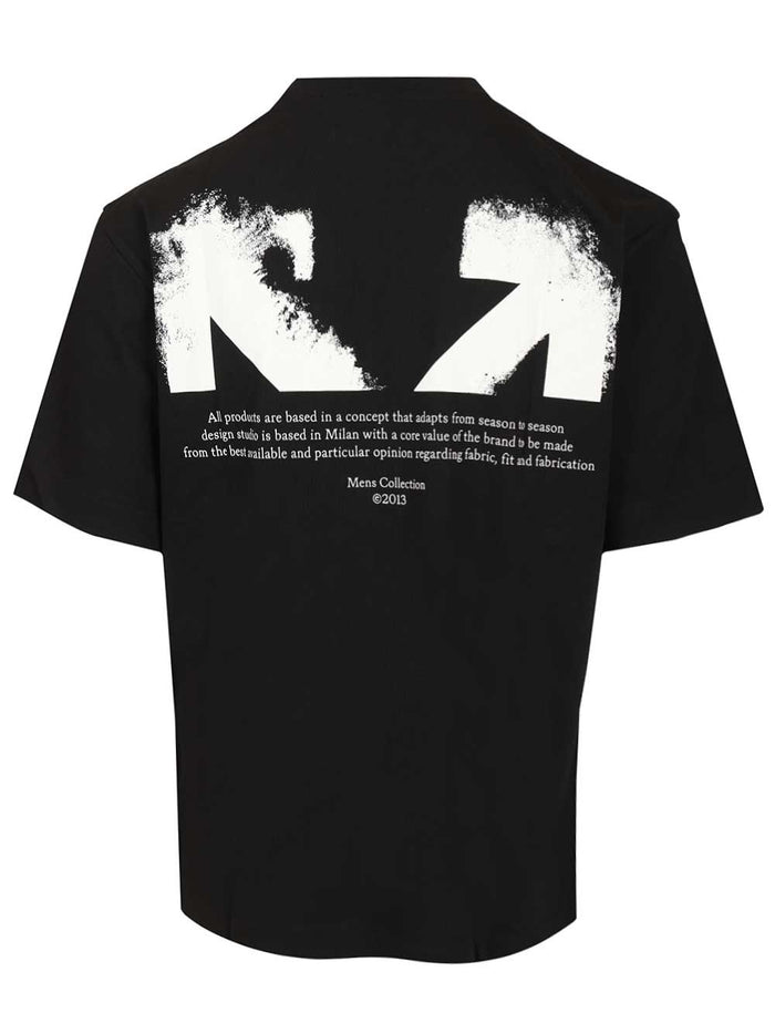 Half arrow T-shirt Black Cotton