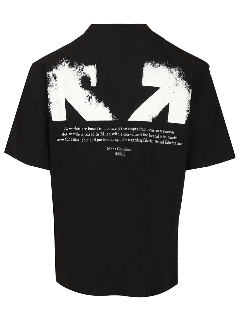 Half arrow T-shirt Black Cotton
