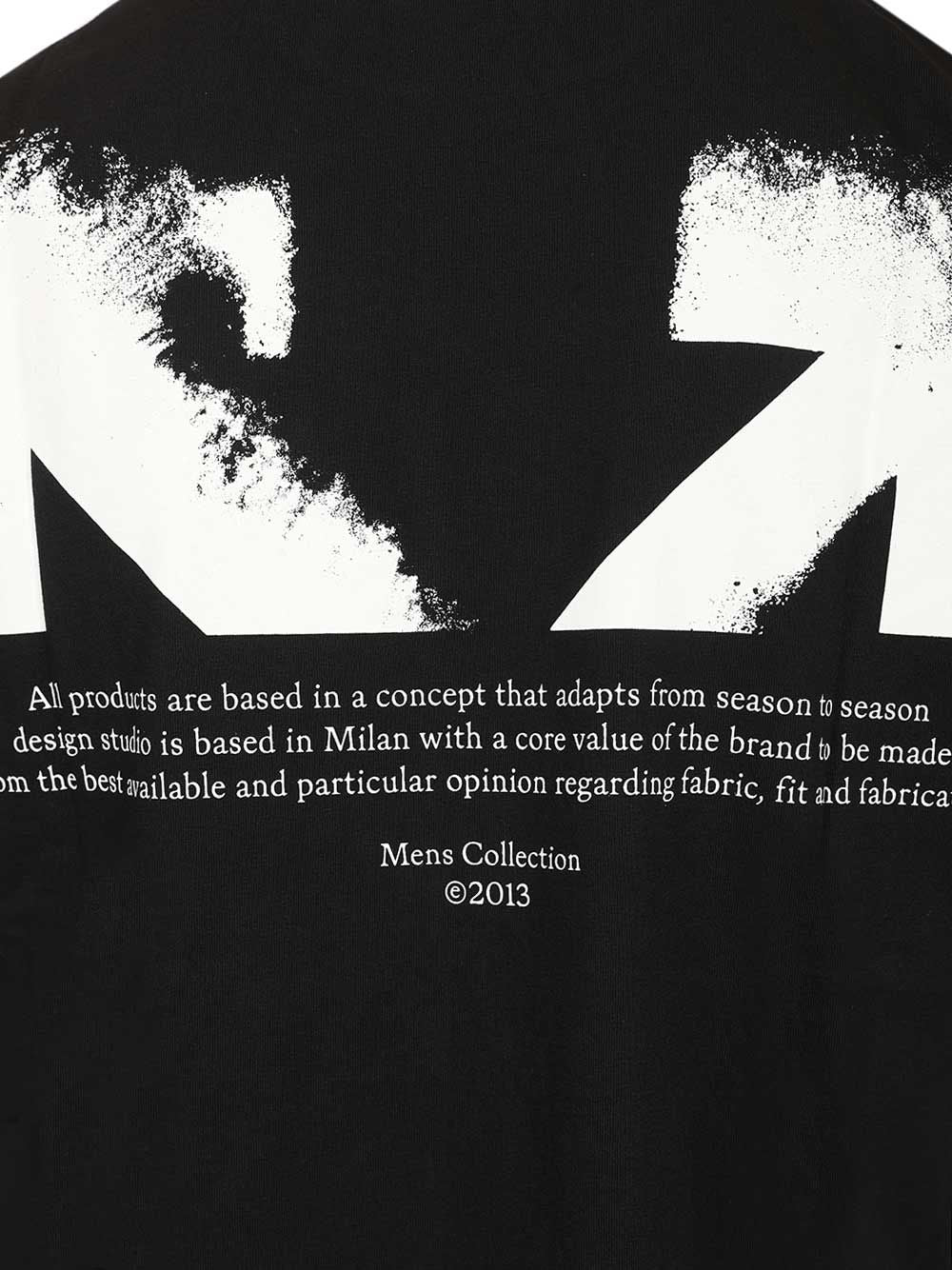 Half arrow T-shirt Black Cotton