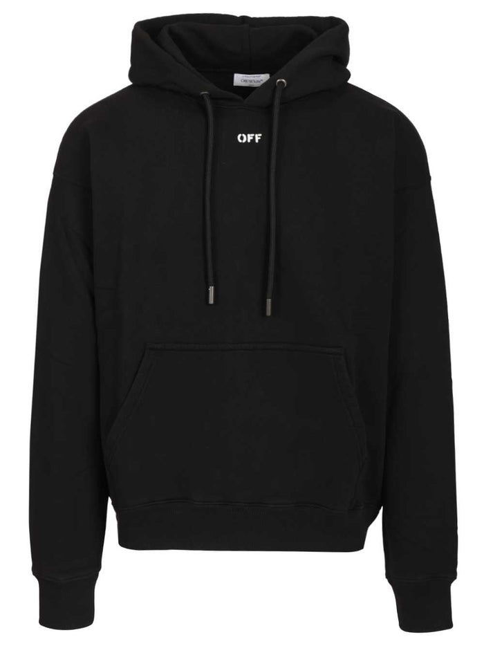 3d Spray Arrow Sweatshirt Black Cotton Sweatshirts