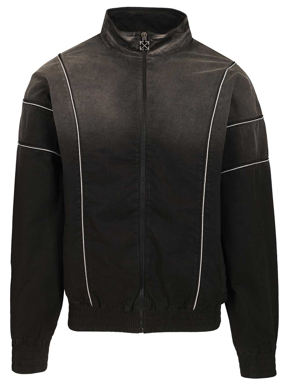 OFFLINE GD GAB TRACKTOP BLACK Mens Woven Outerwear Jacket