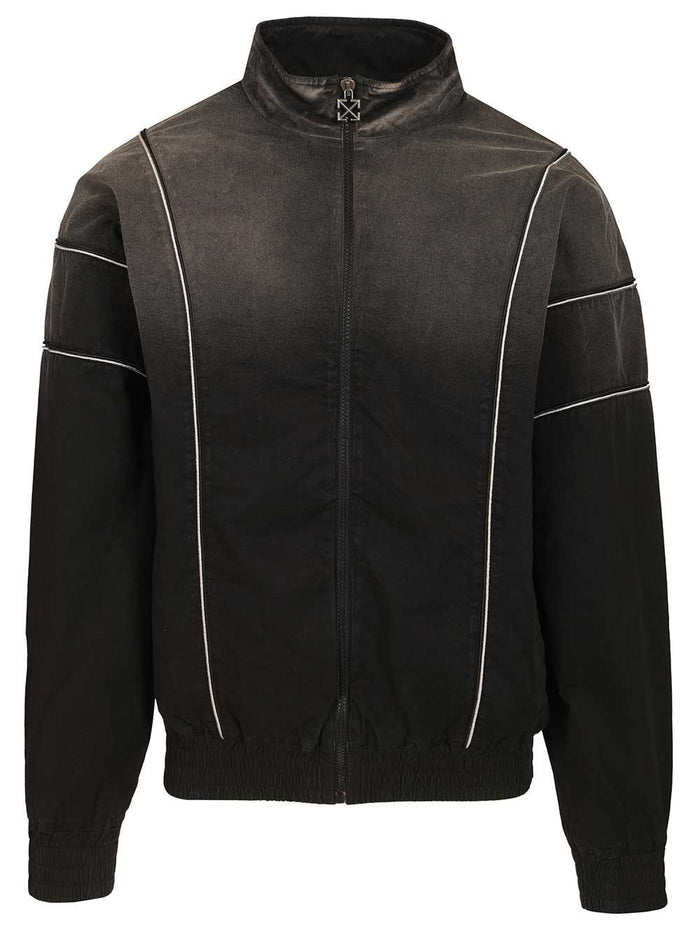 OFFLINE GD GAB TRACKTOP BLACK Mens Woven Outerwear Jacket