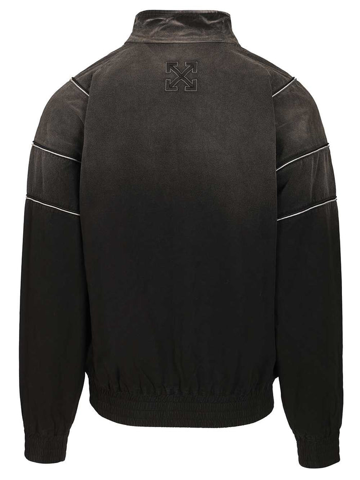 Offline Gd Gab Tracktop Black Mens Woven Outerwear Jacket