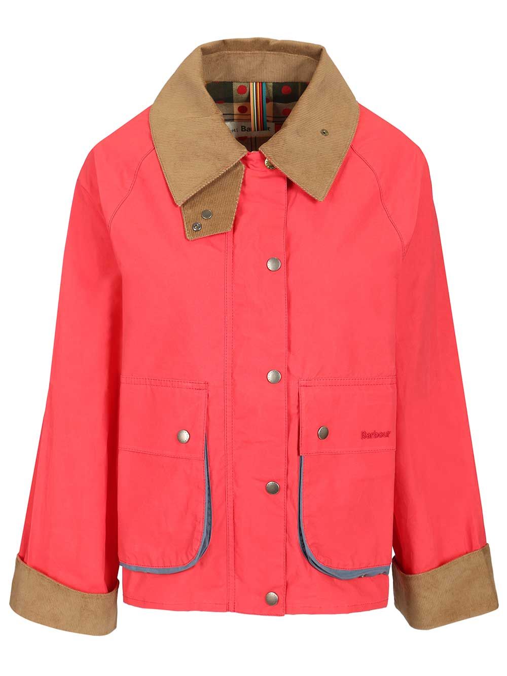 Spey casual jacket Red Cotton