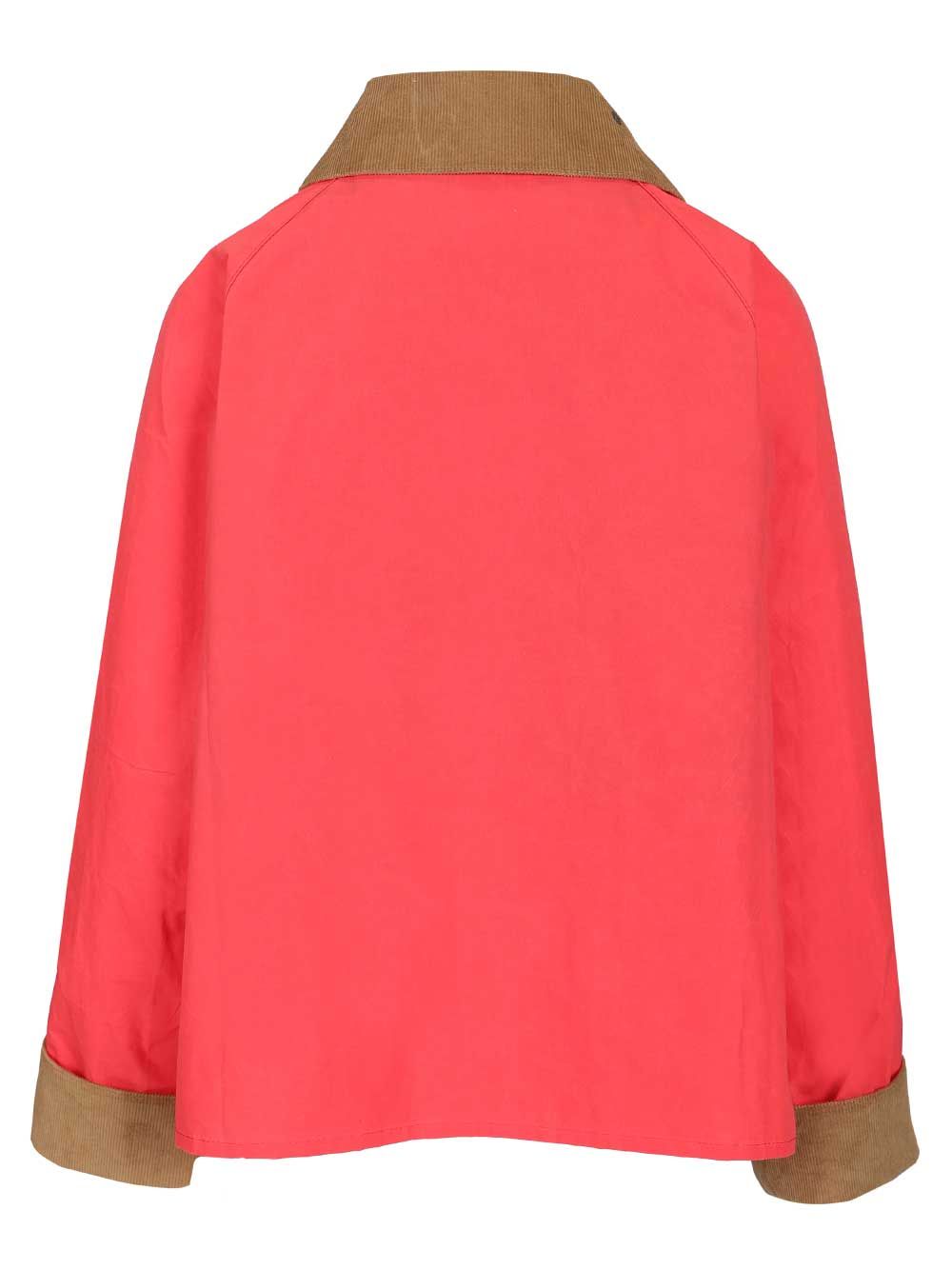 Spey casual jacket Red Cotton
