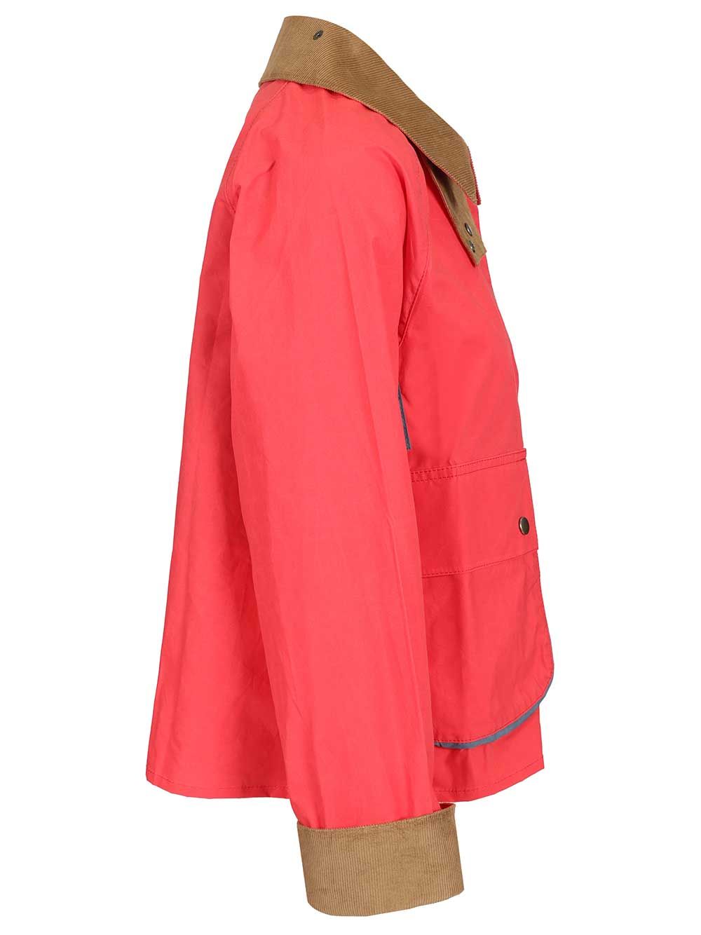 Spey casual jacket Red Cotton