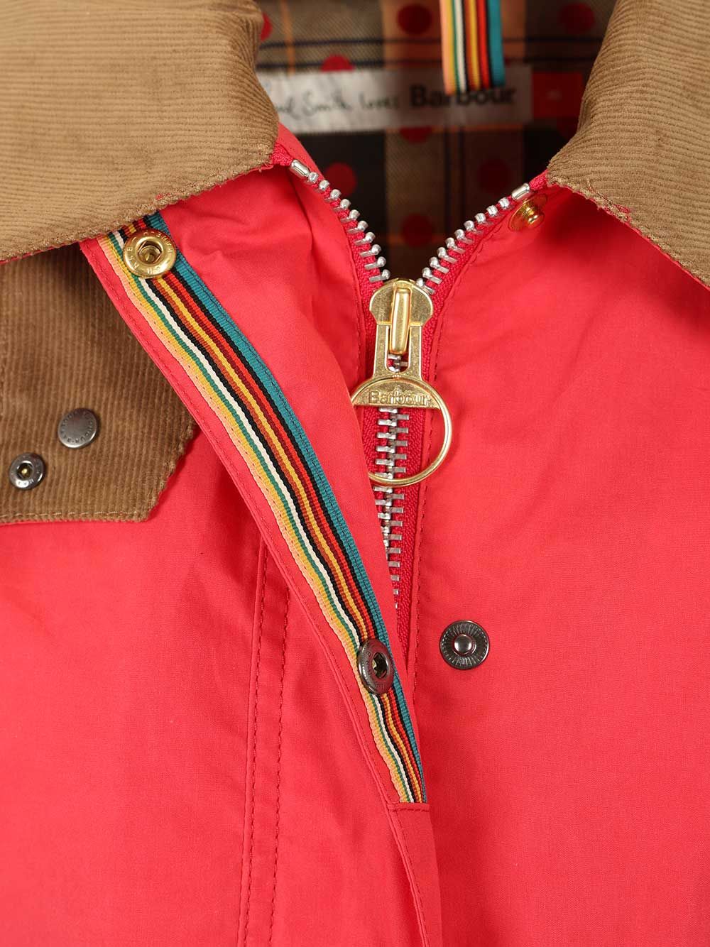 Spey casual jacket Red Cotton
