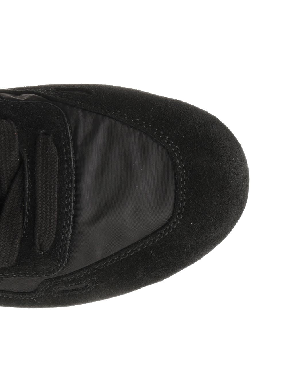 Minimal Sneakers with suede Black