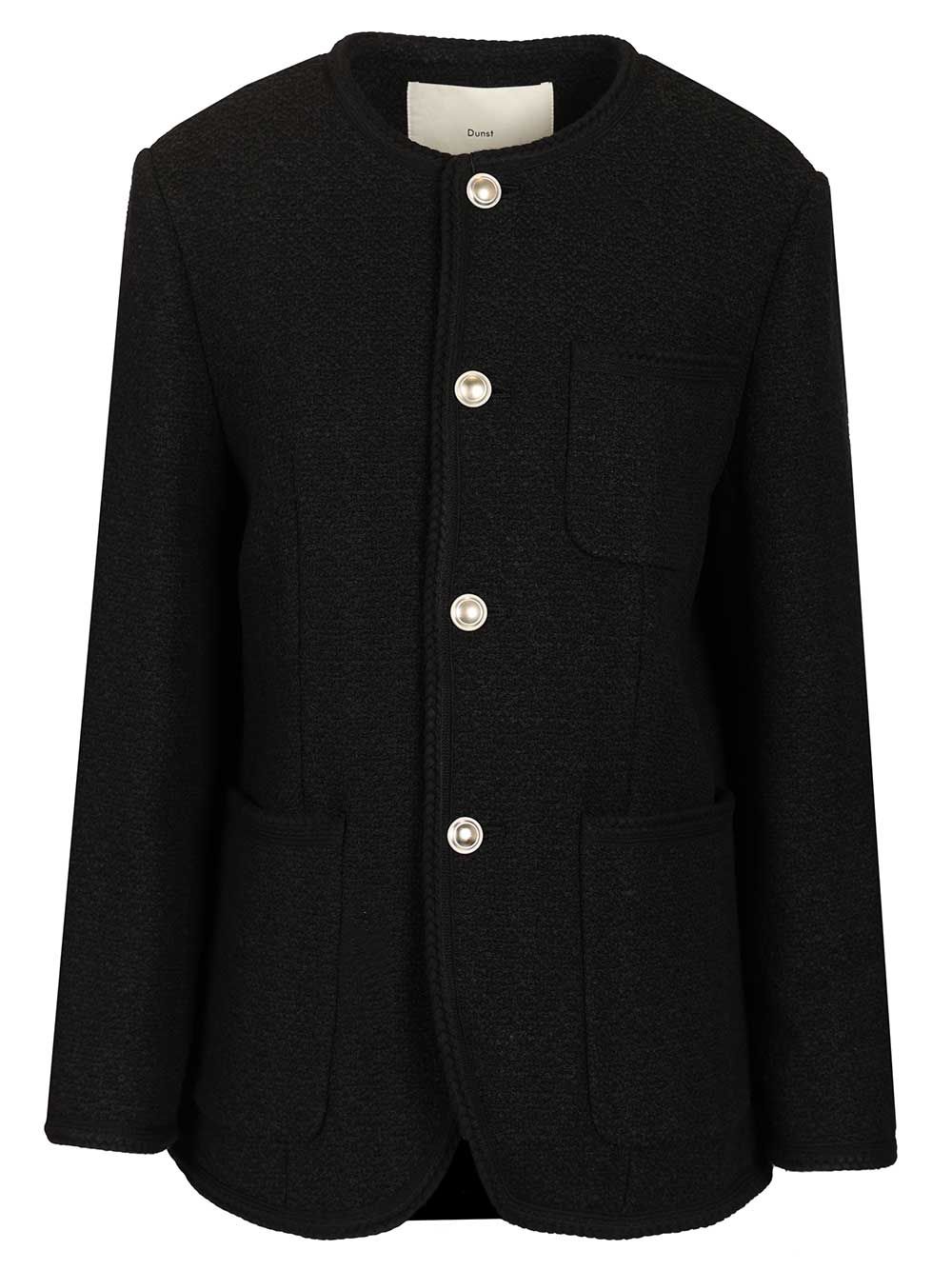 Tweed Jacket Black Shell: Cotton