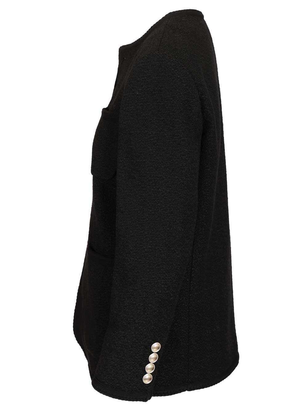 Tweed Jacket Black Shell: Cotton
